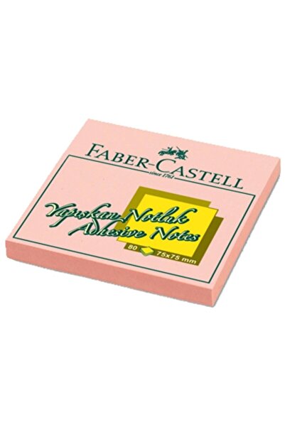 Faber Castell Harmony Pembe Yapışkanlı Not Kağıdı 75x75 mm 5089585402000