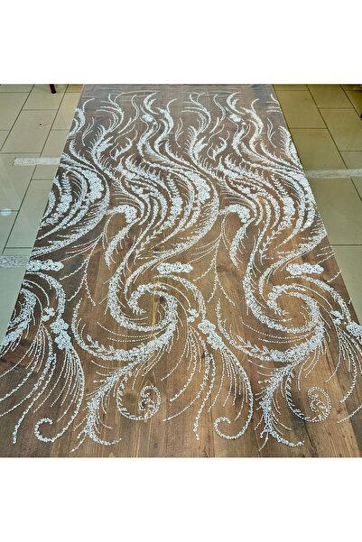 Metroteks Tekstil METROTEKS TEKSTİL İŞLEMELİ GELİNLİK DANTEL KUMAŞ 723016