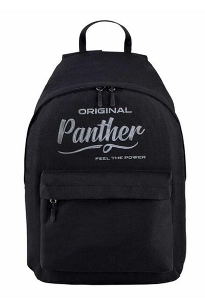Mikro حقيبة ظهر Panther Seersucker باللون الأسود - Pt-4333