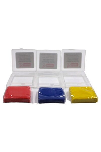 Mikro Renkli Hamur Silgi 3lü Set