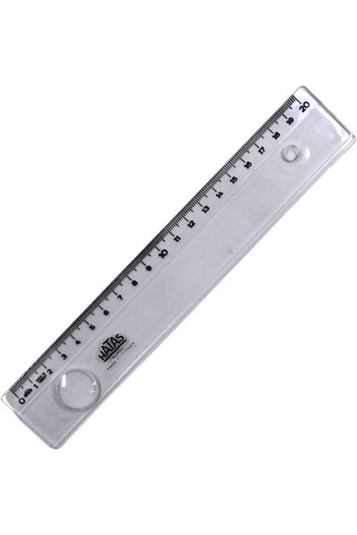 HATAS 0151 Wide Office Ruler with 20 cm Lens