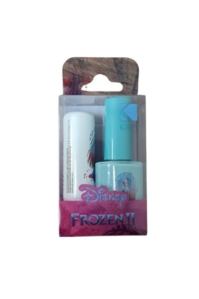 Disney Frozen II - Lip Care (5gr) + Oje (Pembe - 12ml)