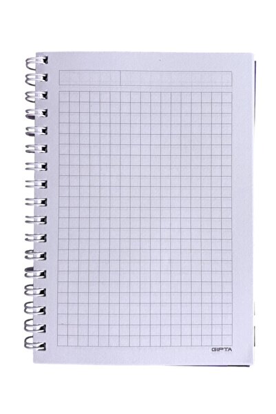 Gıpta Copertă din carton cu spirală cu model de inimă neagră Hope 19x26 - 80 Model 1195