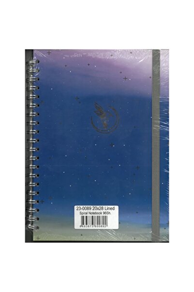 Victoria's Journals 0089 Notes 20x28cm Spiralli Sert Kapak 90gr. 96yp. Çizgil...