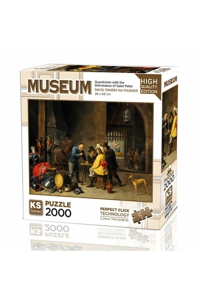 Ks Games 22518 Guardroom Wıth The Delıverance Of Saınt Peter 96x68cm Yapboz/puzzle 2000 Parça
