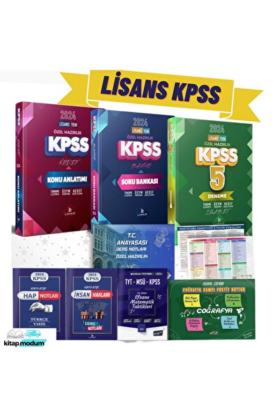 Liyakat Yayınları SÜPER-LİSANS KPSS KONU ANLATIM,SORU BANKASI VE DENEME SETİ ...
