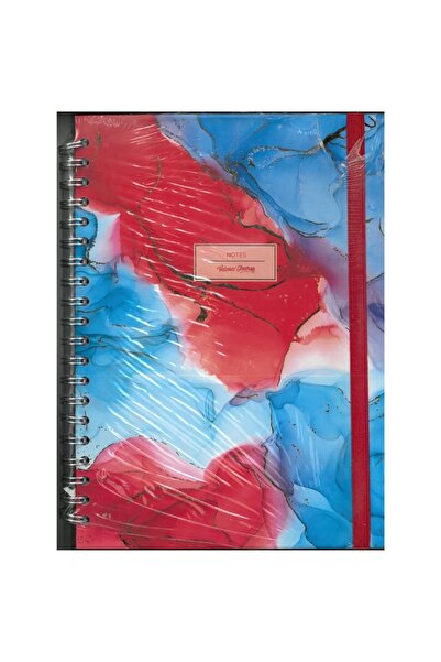 Victoria's Journals 0096 Notes 20x28cm Spiralli Sert Kapak 90gr. 96yp. Çizgil...
