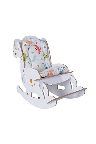 Mavienerji Ahşap Sallanır Çoçuk Sandalyesi Çocuk Koltuk Bebek Koltuk Sandalye