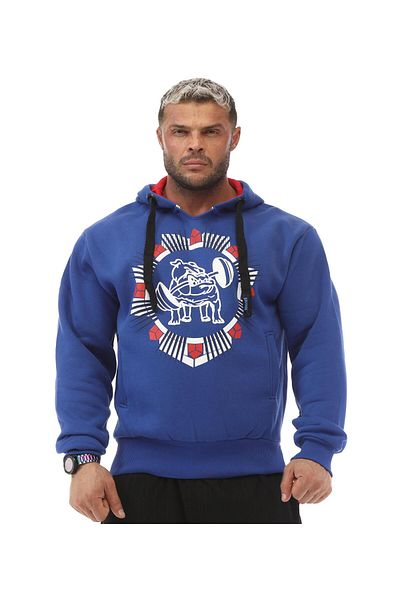 Big Sam Hooded Blue Winter Sweater 4698