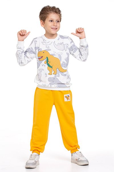 CiciTime Çocuk Modası Striped and Patterned Daily and School Set for Boys