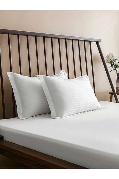 LC Waikiki LCW HOME 2 Συσκευασία Λευκή Βαμβακερή Μαξιλαροθήκη - 50x70 cm