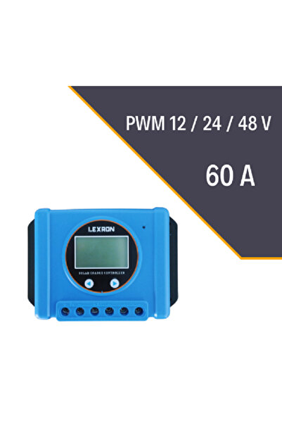 GRAFEN ENERJİ LEXRON 60A PWM ŞARJ KONTROL CİHAZI YENİ KASA