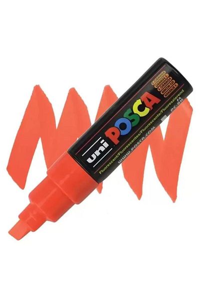 UNİ-BALL Uni-Ball Posca 8.0 - Water Based Orange Painting Marker