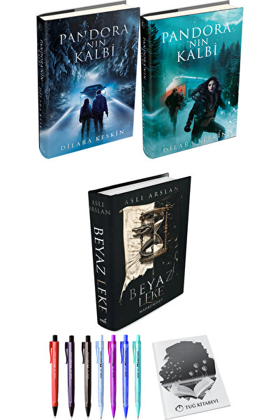 İndigo Kitap Pandora'nın Kalbi 2li Set Ciltli ve Beyaz Leke Mahkumiyet Ciltli...