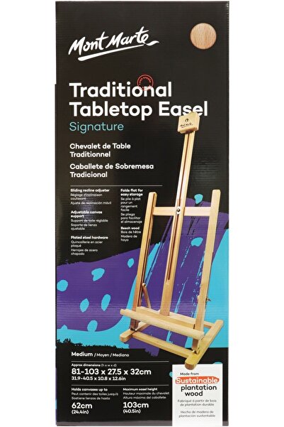 Mont Marte MM Geleneksel Masaüstü Şövale - Medium -Signature