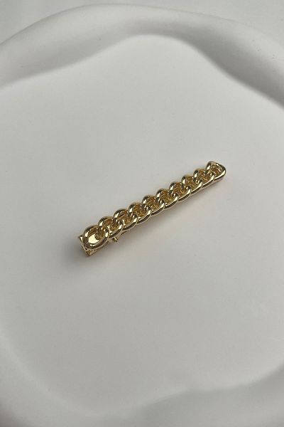 Modex Gold Color Chain Detailed Side Buckle (Size:6 cm)