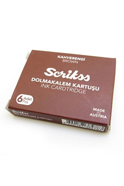 Scrikss Scrıkss Dolmakalem Kartusu Kahverengı 6 Lı