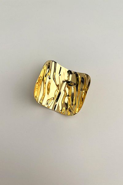 Modex 4cm Wide Textured Square Hair Clasp