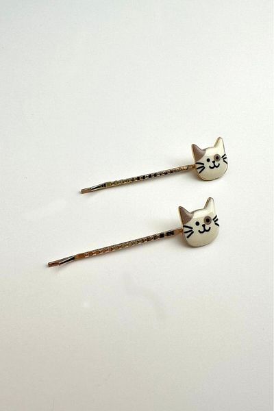 Modex Double Cat Side Hair Clip