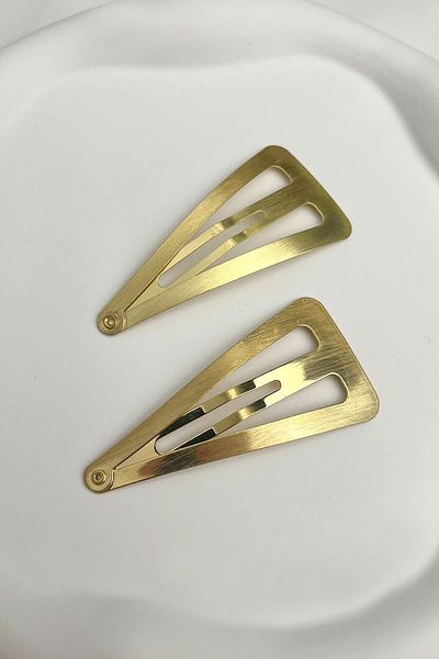 Modex Gold Color Double Metal Side Buckle (Size: 6.5 cm)