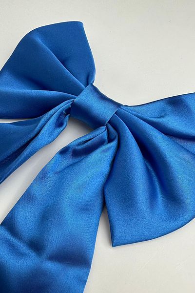 Modex Blue Color Bow Automatic Hair Clip