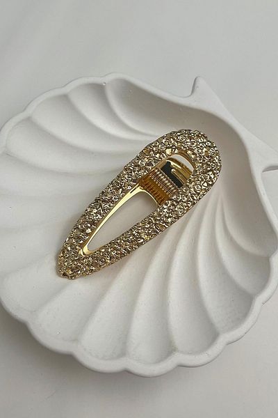 Modex Gold Color Serrated Side Buckle (Size: 6.5 cm)