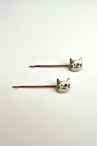 Modex Double Cat Side Hair Clip