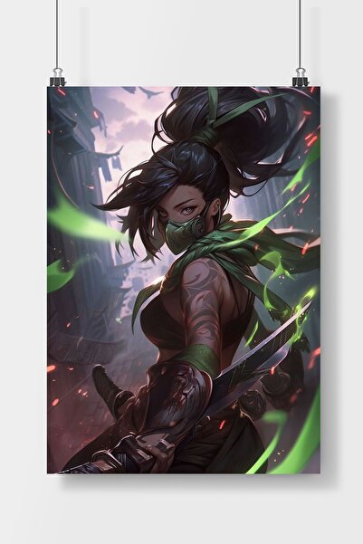 Luna Marissa Poster igre League of Legends Akali, neuramljeni zidni poster