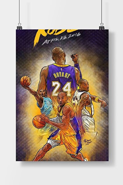 Luna Marissa Kobe Bryant Basketbol Poster Çerçevesiz Duvar Posteri