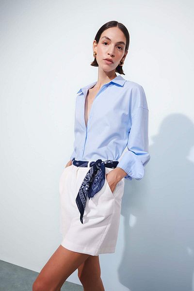 DeFacto Dfc - Oxford Long Sleeve Oversize Shirt