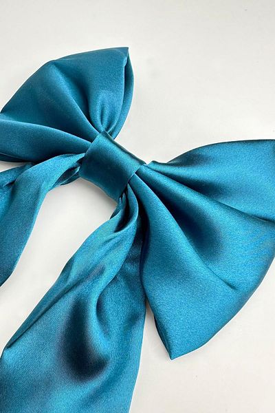 Modex Petrol Green Bow Automatic Hair Clip