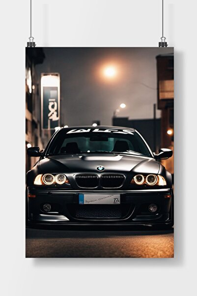 Luna Marissa BMW Araba Poster Çerçevesiz Duvar Posteri