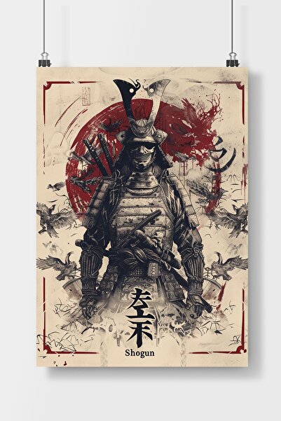 Luna Marissa Japon Samuray Sanatsalsal Anime Poster Çerçevesiz Duvar Posteri