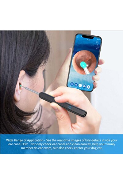 Red Rook 1080p Kulak Temizleme Cihazı Kameralı Led Işıklı IOS Uyumlu