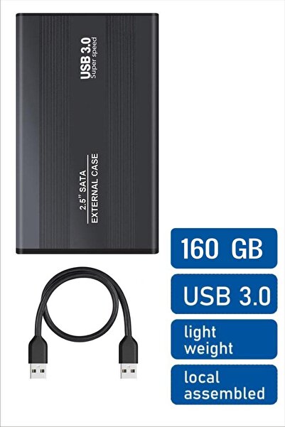HITACHI 160 GB 2.5"  USB 3.0 Taşınabilir Disk