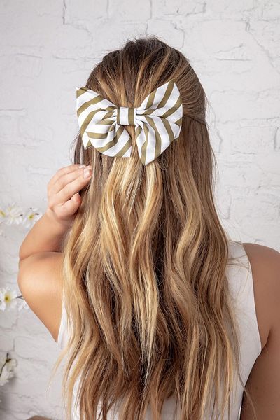 Modex Automatic Hair Clip - Double Stripes
