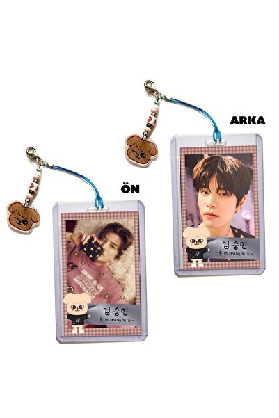 Güneş Kırtasiye Stray Kids Seungmin Photocard Holder Toploader PC Kılıf ve Ka...