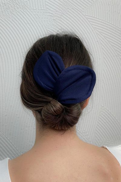Modex Navy Blue Colored String Hair Clip (40cm)