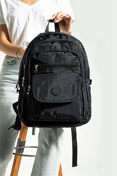 MEGA BAG Σακίδιο πλάτης πολλαπλών τμημάτων από αδιάβροχο ύφασμα Crinkle