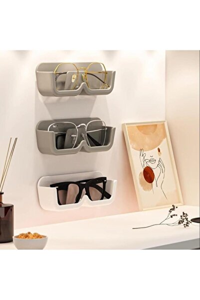 Hayveys Glasses Organizer in the Cabinet - Transparent Adhesive, Sunglasses Organizer