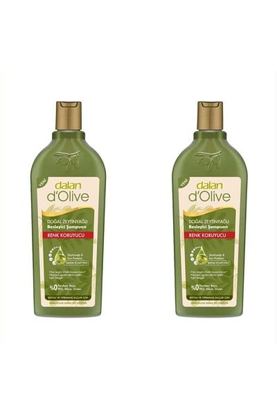 Dalan D'Olive Colour Protection Shampoo with Olive Oil - 2 Pieces 400 ml