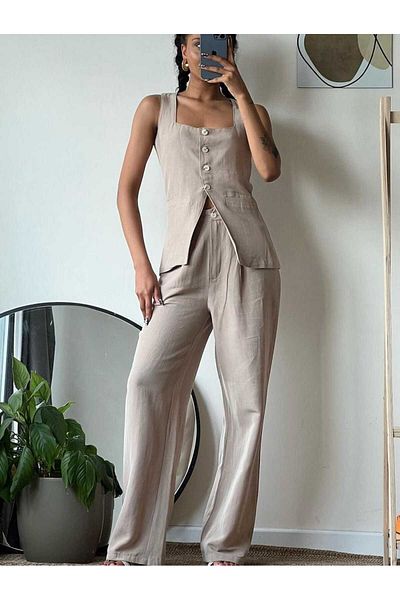 Valeur Linen Raw Suit
