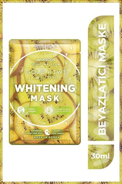 Watsons Gold Kiwi Whitening Fruity Mask - 2 Pieces