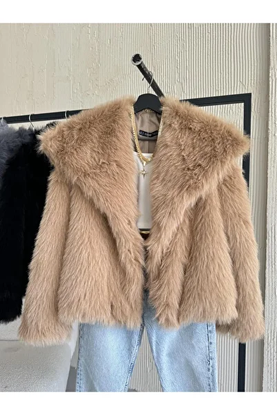 mypagebutik Hero Milk Coffee Fur Coat