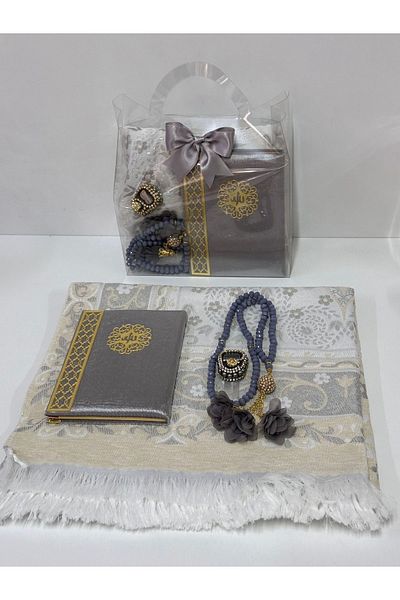 İslami Hediyeler Prayer Rug Set - with Bag