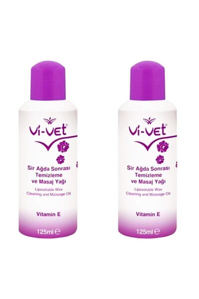 Ağda Temizleme Ve Masaj Yağı Vitamin E 125ml 2'li