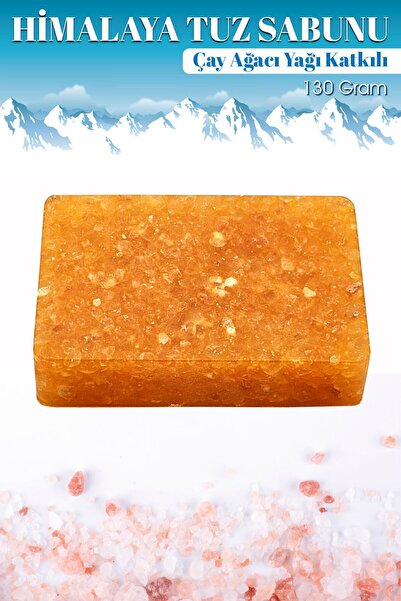 FANTASTİK SANAT ATÖLYESİ Tuz Sabunu - Çay Ağacı Yağı Katkılı Himalaya Tuzu Sa...