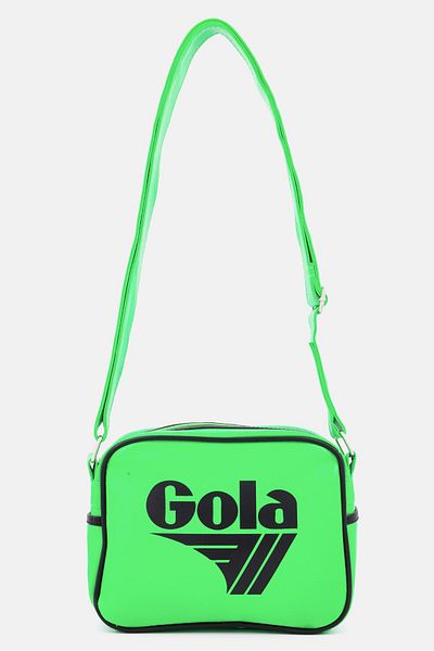 Gola Men Brand Logo Cross Body Bag 18 H x 25 L x 8 W cm, Lime Green