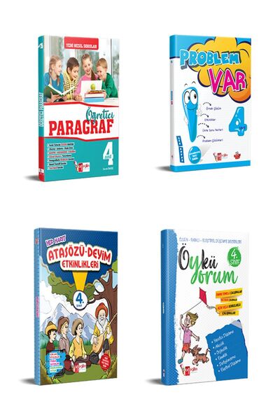 Artı Eğitim Artıeğitim 4. Sınıf Öğretici Paragraf+Atasözü+Problem Var+Öykü Yorum