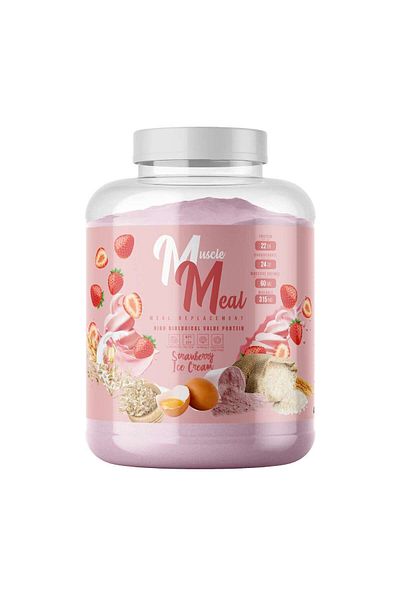 muscle meal 2000GR Food Powder with Strawberry